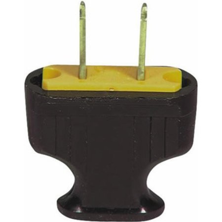 EATON WIRING DEVICES Brown Flat Handle 2-Wire Plug BP1912B-SP-L